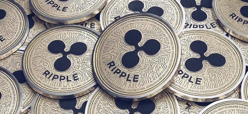 Collection of Ripple cryptocurrency coins featuring the Ripple logo, representing blockchain technology, digital payments, cryptocurrency investing, cross border transactions, and virtual asset markets.
