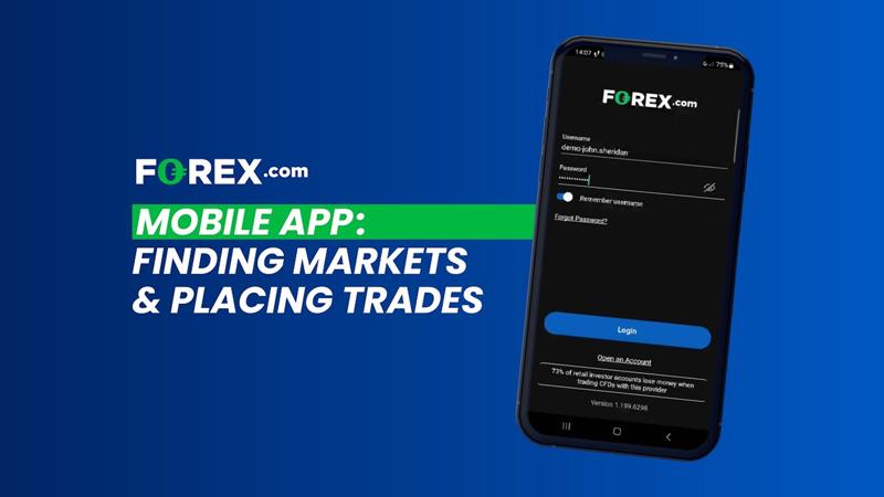 Feature - Video tutorials - Mobile trading app placing trades